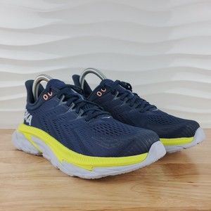 Hoka One One Clifton Edge Blue Running Shoes Womens Size 7.5 - 1110511 MOEP